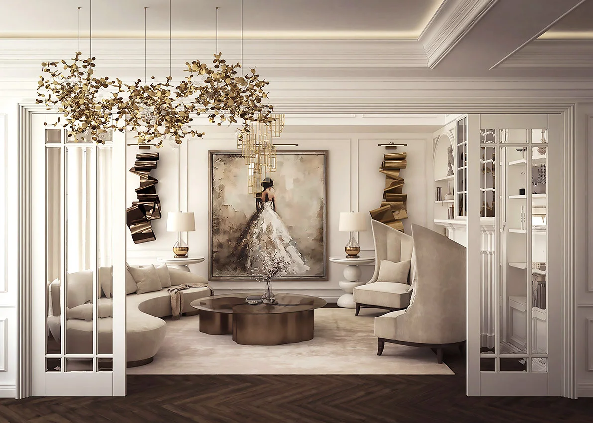 NeoClassical Golden Elegance — interior view 3