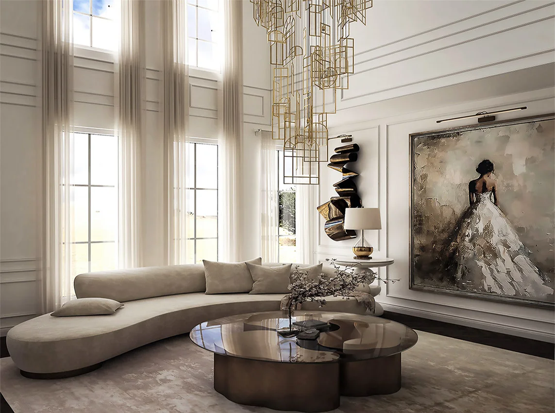 NeoClassical Golden Elegance — interior view 4