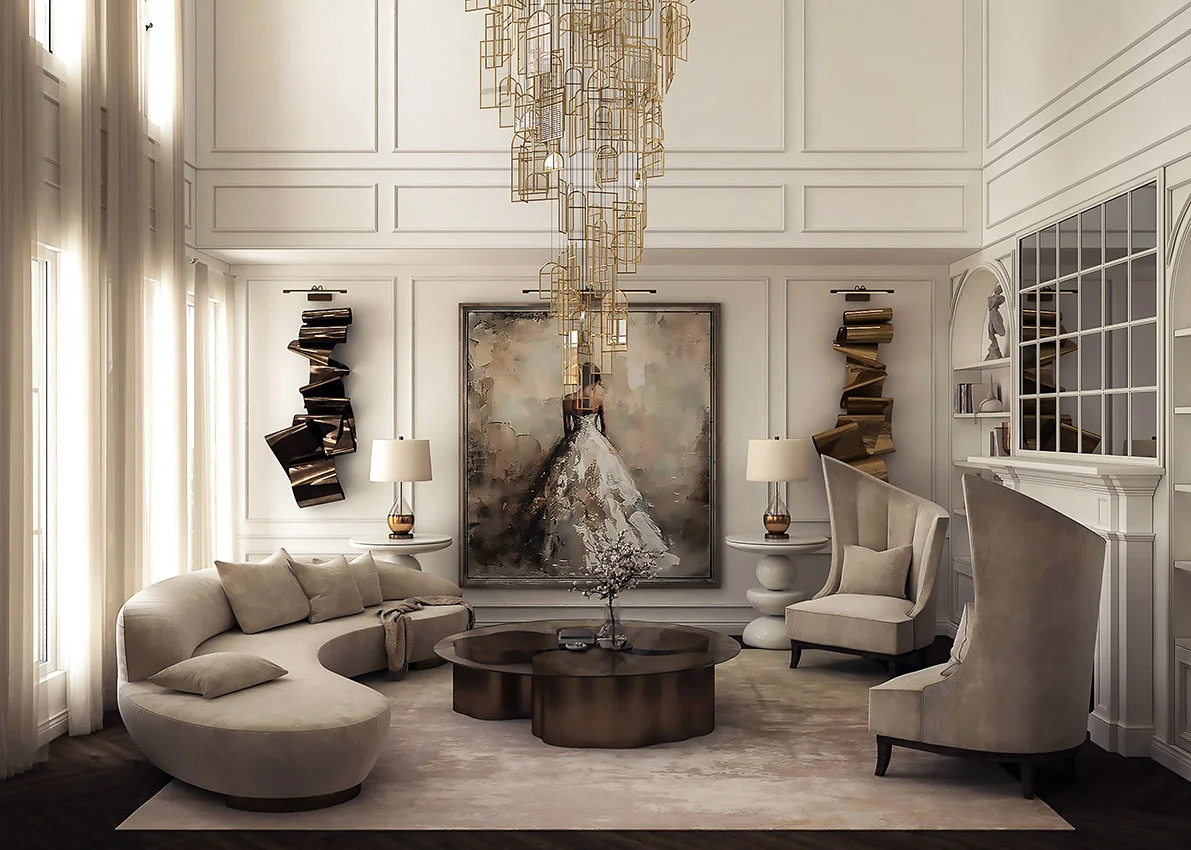 NeoClassical Golden Elegance — interior view 5