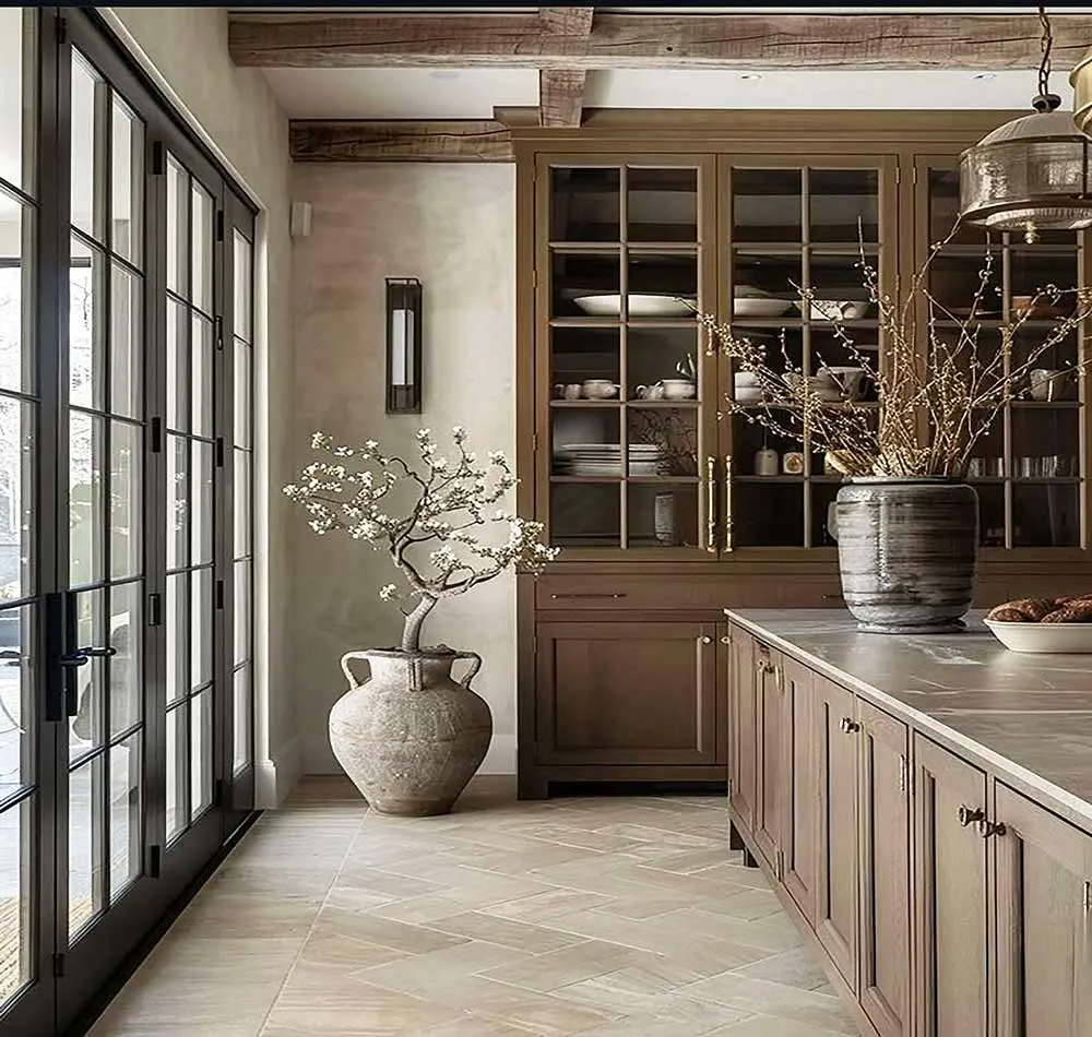 Interior samples and finishes prepared for a design consultation